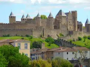 La cité de Carcassonne dans l'Aude La cité de Carcassonne dans l'Aude